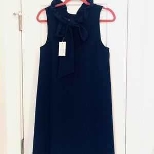 Mud Pie Juliette Ruffle Neck Dress